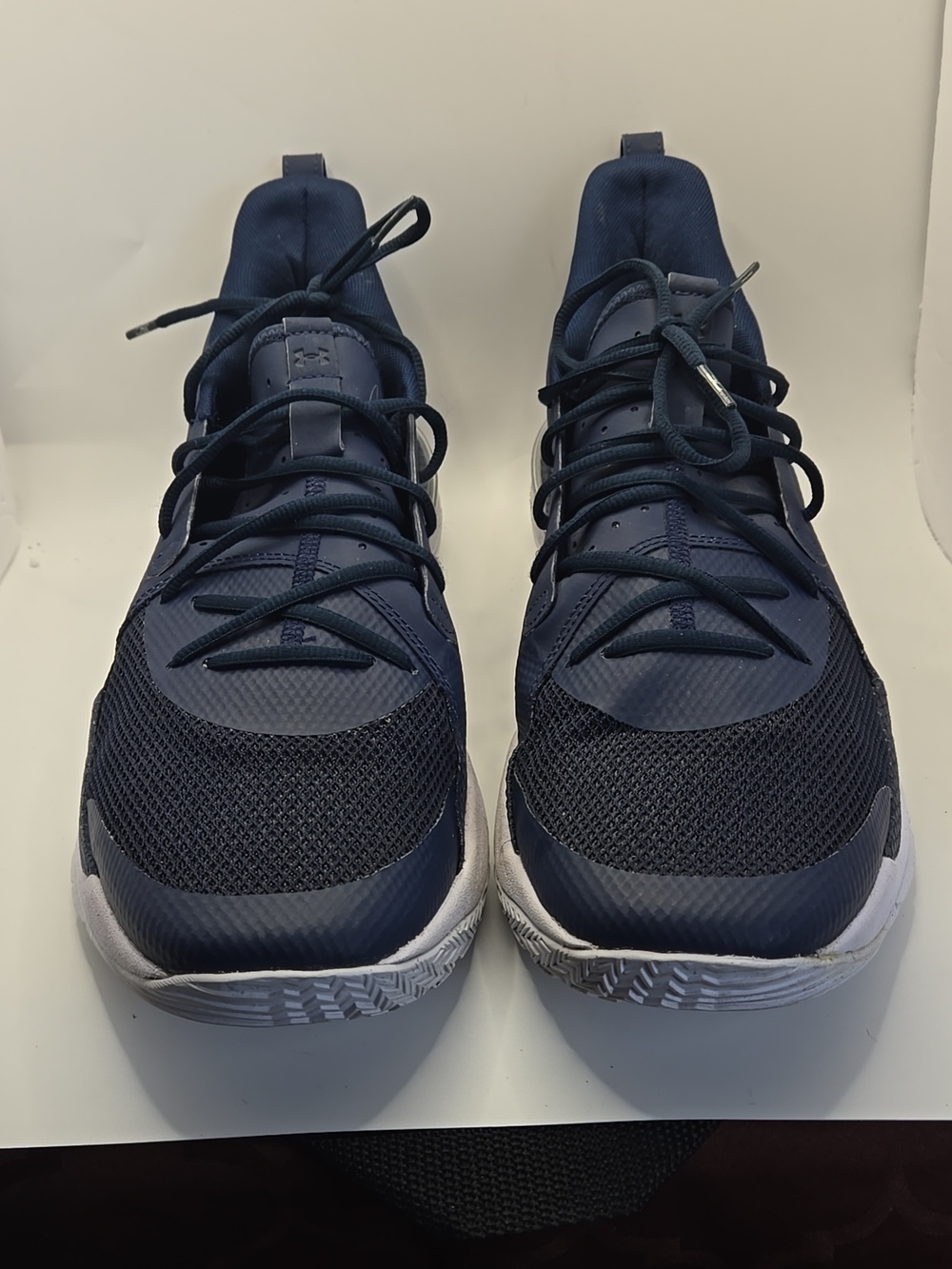 Under Armour Mens Curry 7 Team Academy Basketball Shoes Sz 13 Navy Athletics